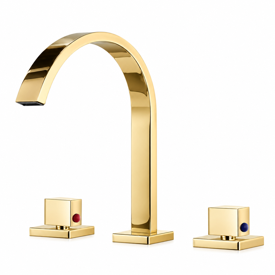 Robinet de lavabo cascade 3 trous | NERIA