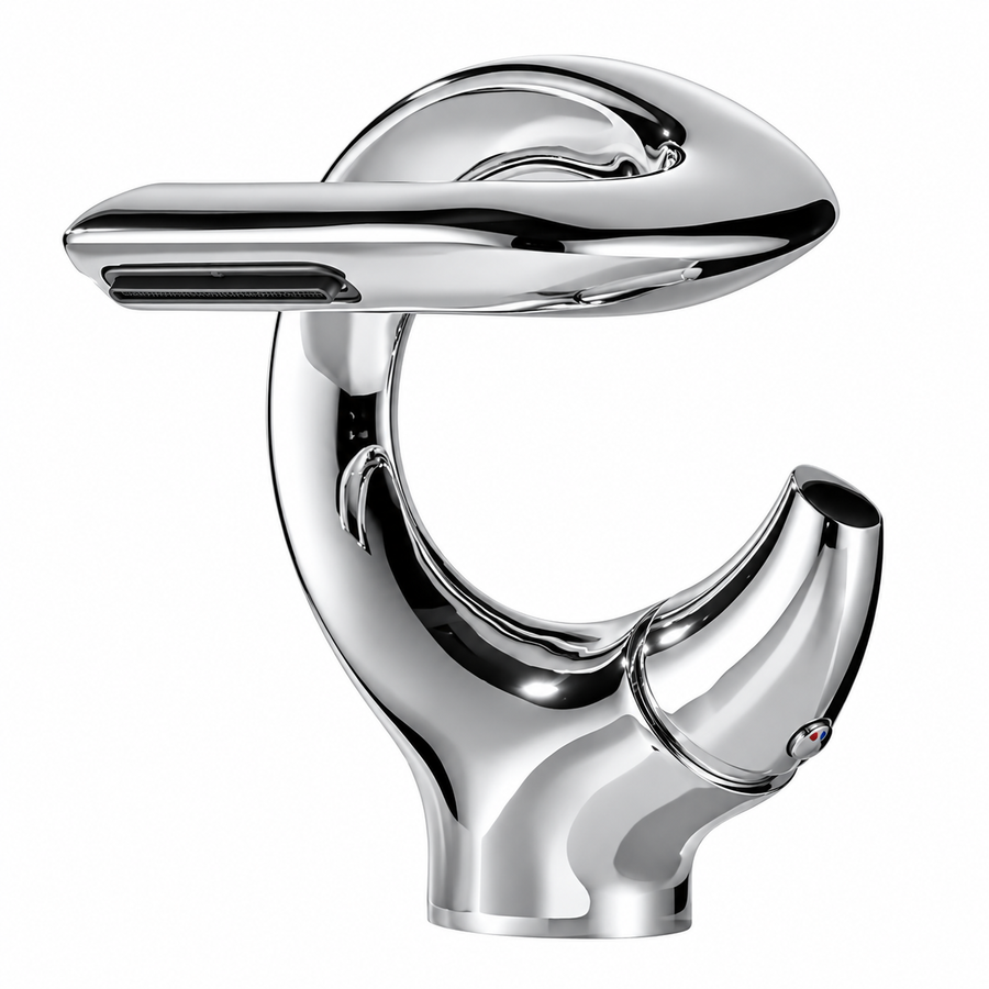 Robinet de lavabo cascade en anneau | NORVA